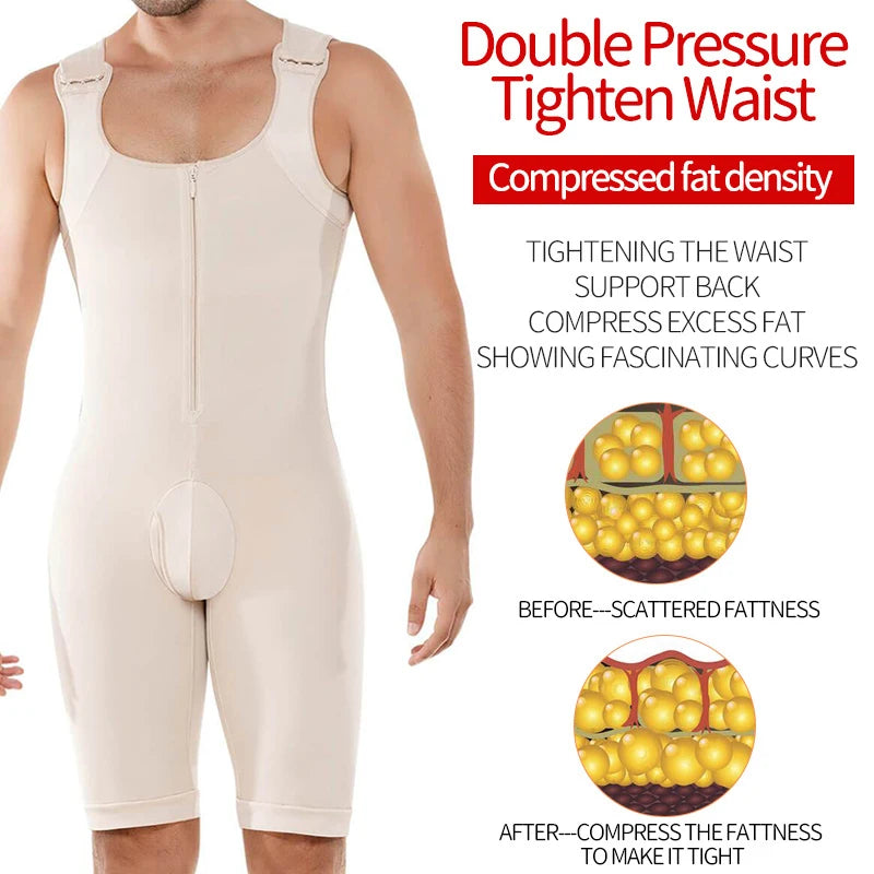Men’s Full-Body Shaper Bodysuit