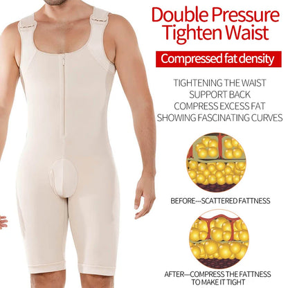Men’s Full-Body Shaper Bodysuit