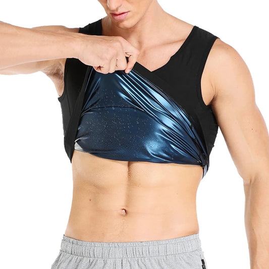 Men’s Polymer Sweat Sauna Shaper Vest