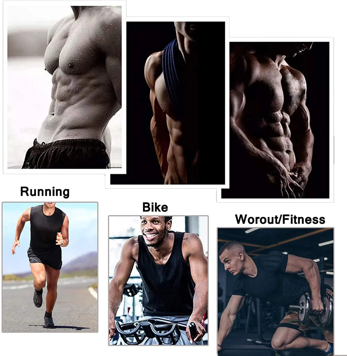 Men Waist Trainer Sauna Shirt
