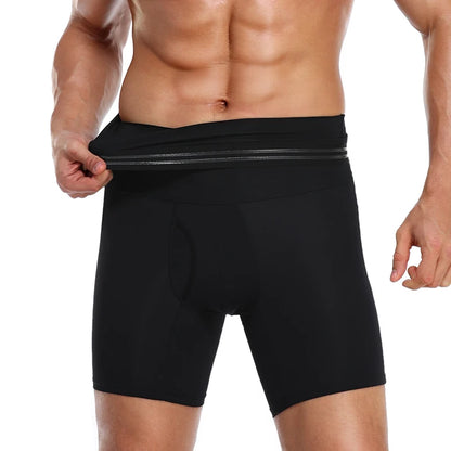 Men’s High Waist Tummy Control Shorts Body Shaper