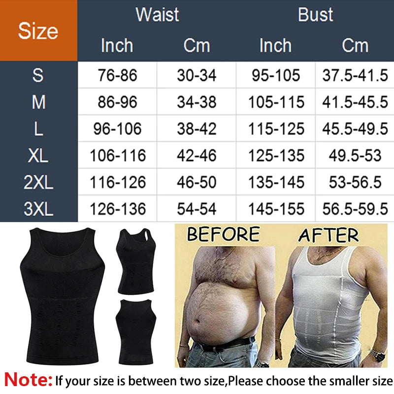 Be-In-Shape Men’s Slimming Vest