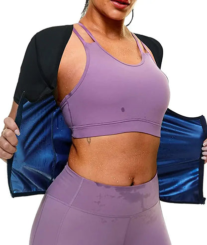 Women’s Short Sleeve Heat-Trapping Sweat Vest
