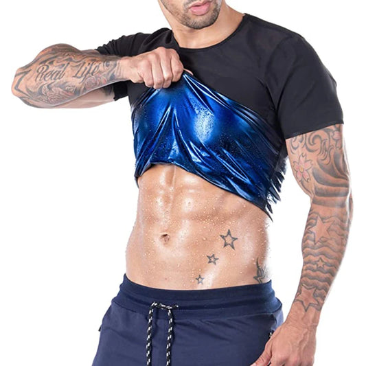 Men Waist Trainer Sauna Shirt