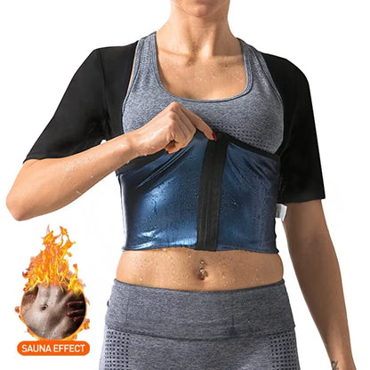 Women’s Short Sleeve Heat-Trapping Sweat Vest