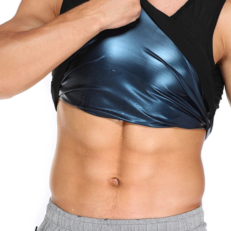 Men’s Polymer Sweat Sauna Shaper Vest