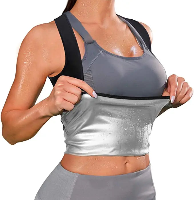 Women’s Short Sleeve Heat-Trapping Sweat Vest