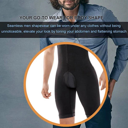 Men’s Full-Body Shaper Bodysuit