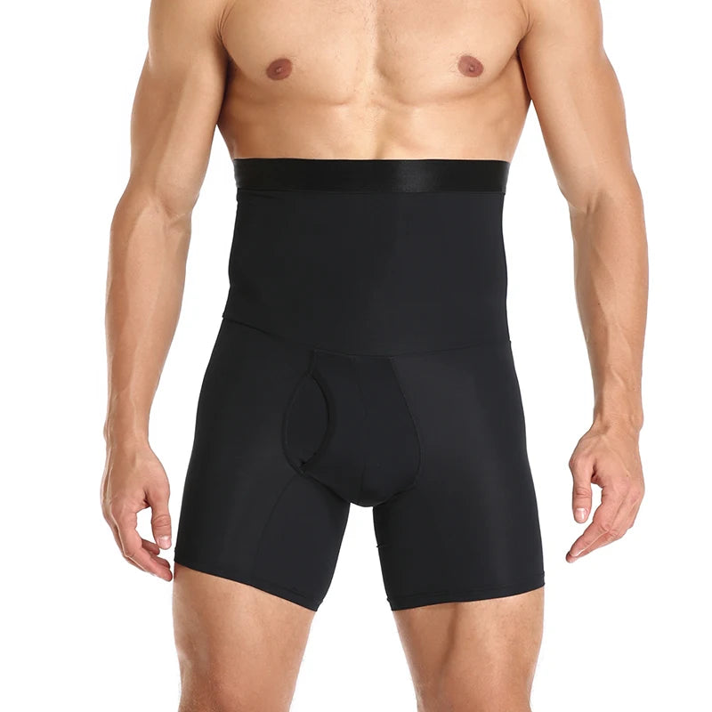 Men’s High Waist Tummy Control Shorts Body Shaper