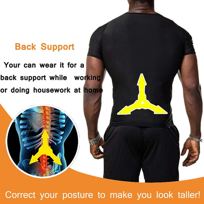 Men Waist Trainer Sauna Shirt