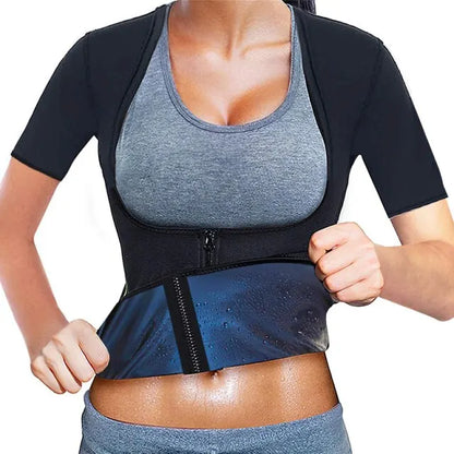 Women’s Short Sleeve Heat-Trapping Sweat Vest