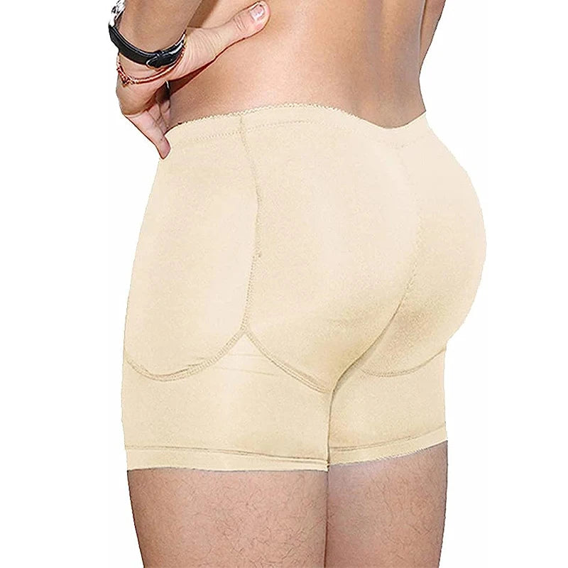 Mens Padded Boxer Butt Lifter