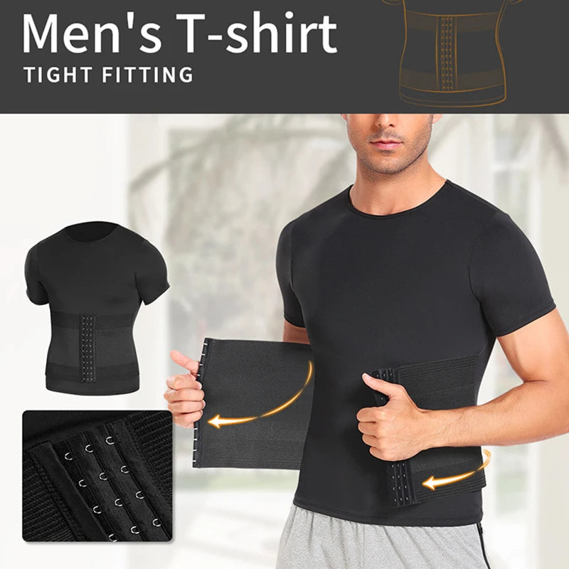 Men’s Slimming Body Shaper T-Shirt
