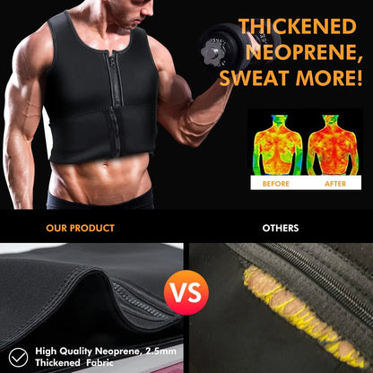 Men’s Sauna Vest Waist Trainer