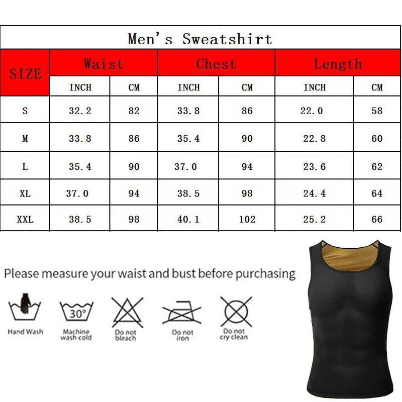 Men’s Sweat Vest Sauna Suit