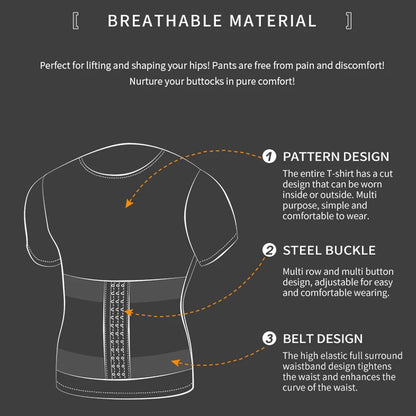 Men’s Slimming Body Shaper T-Shirt