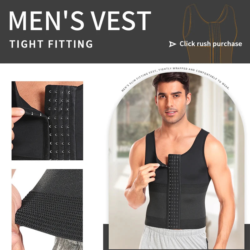 Men Slimming Body Shaper Vest