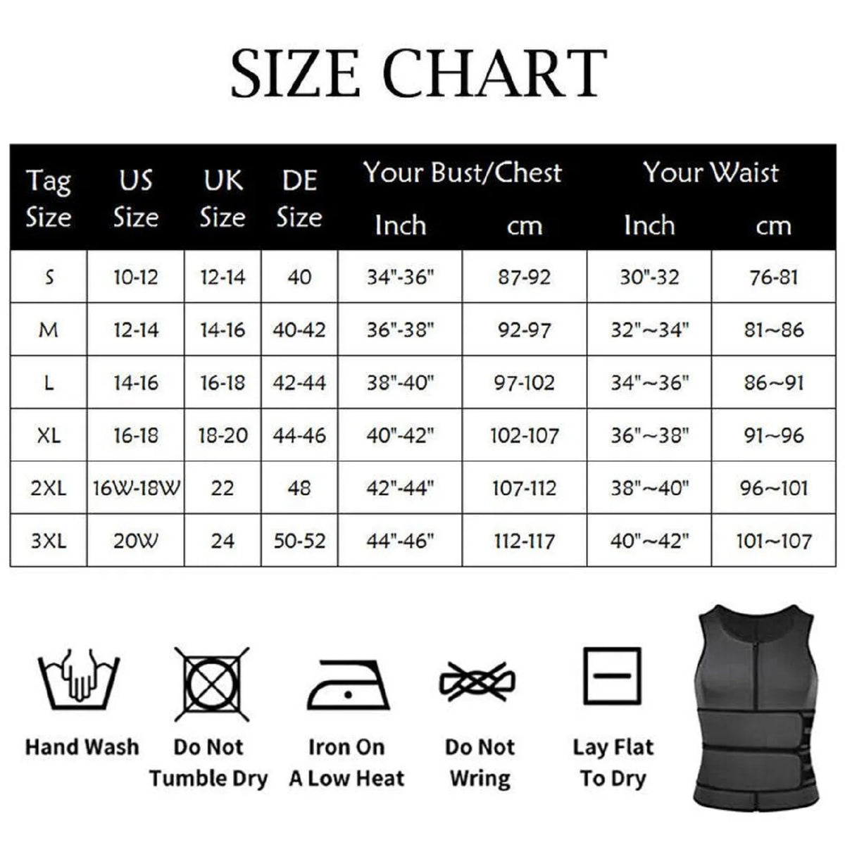 Men’s Sauna Vest Waist Trainer
