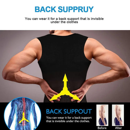 Men’s Sweat Vest Sauna Suit