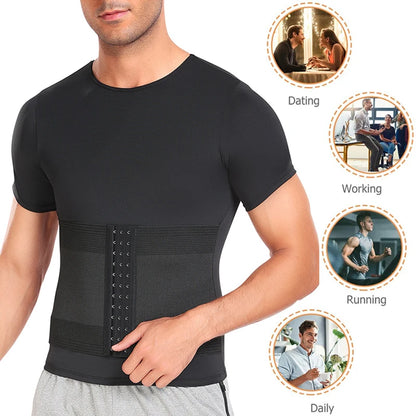 Men’s Slimming Body Shaper T-Shirt