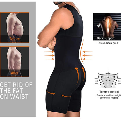 Men’s Slimming Bodysuit Full Body Shaper