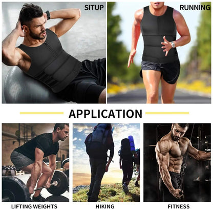 Men’s Sauna Vest Waist Trainer