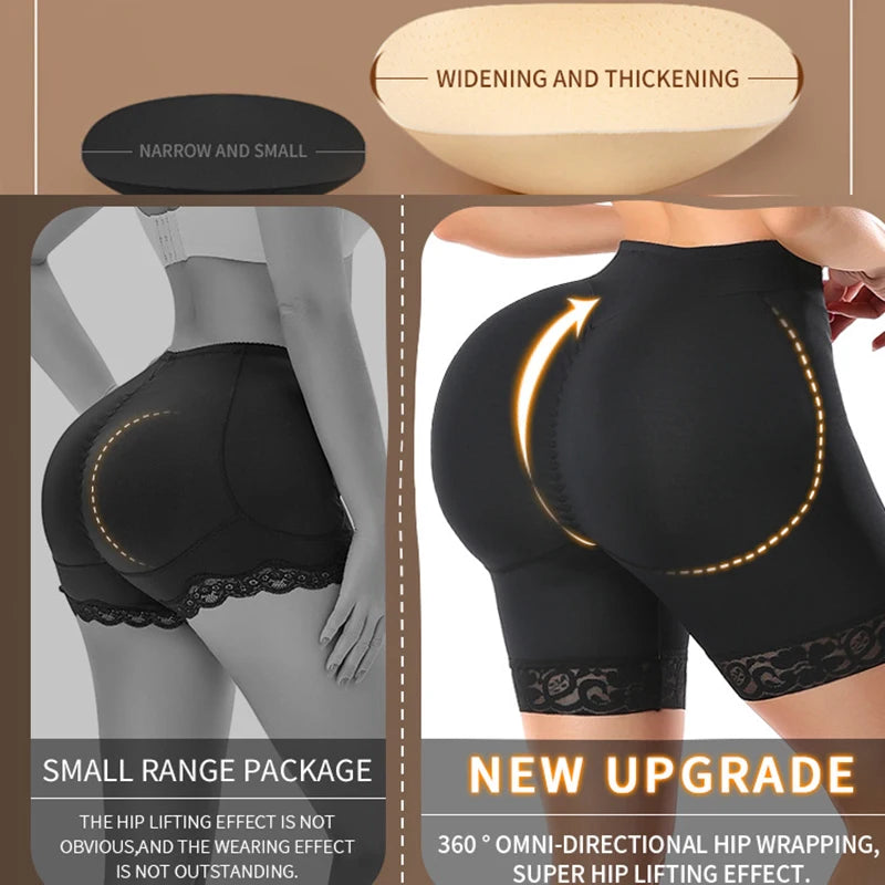 Padded Lace Butt Lifter Shapewear