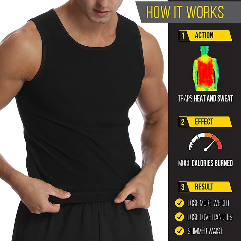 Men’s Sweat Vest Sauna Suit
