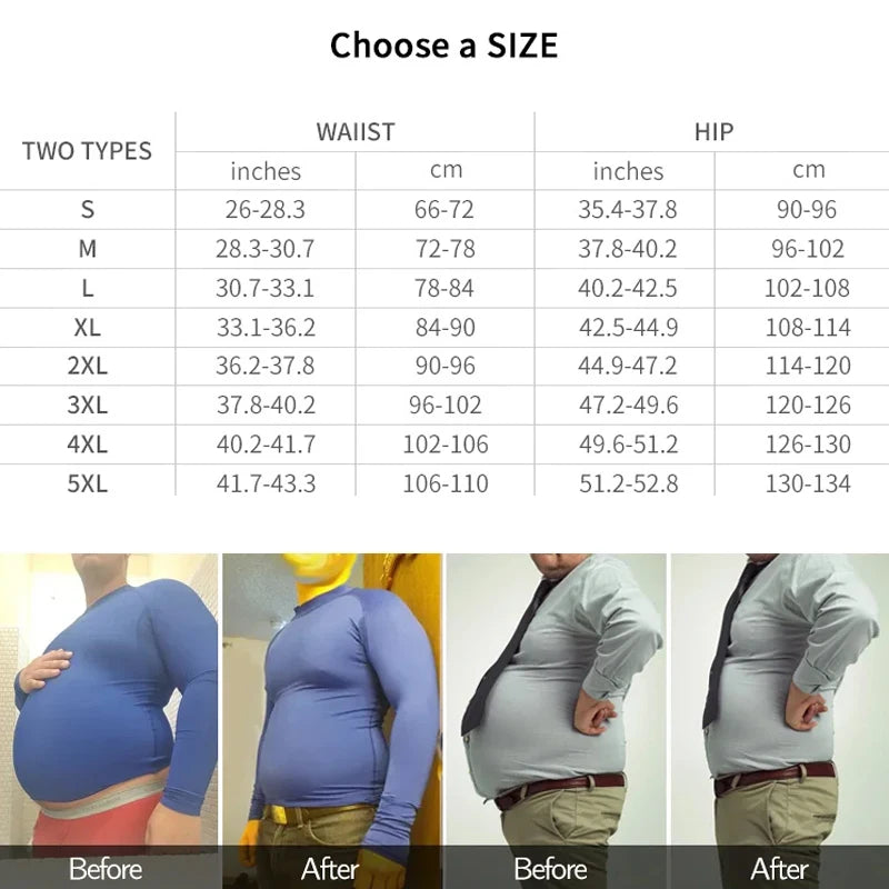 Men’s Slimming Body Shaper T-Shirt