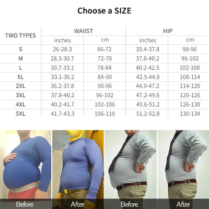 Men’s Slimming Body Shaper T-Shirt