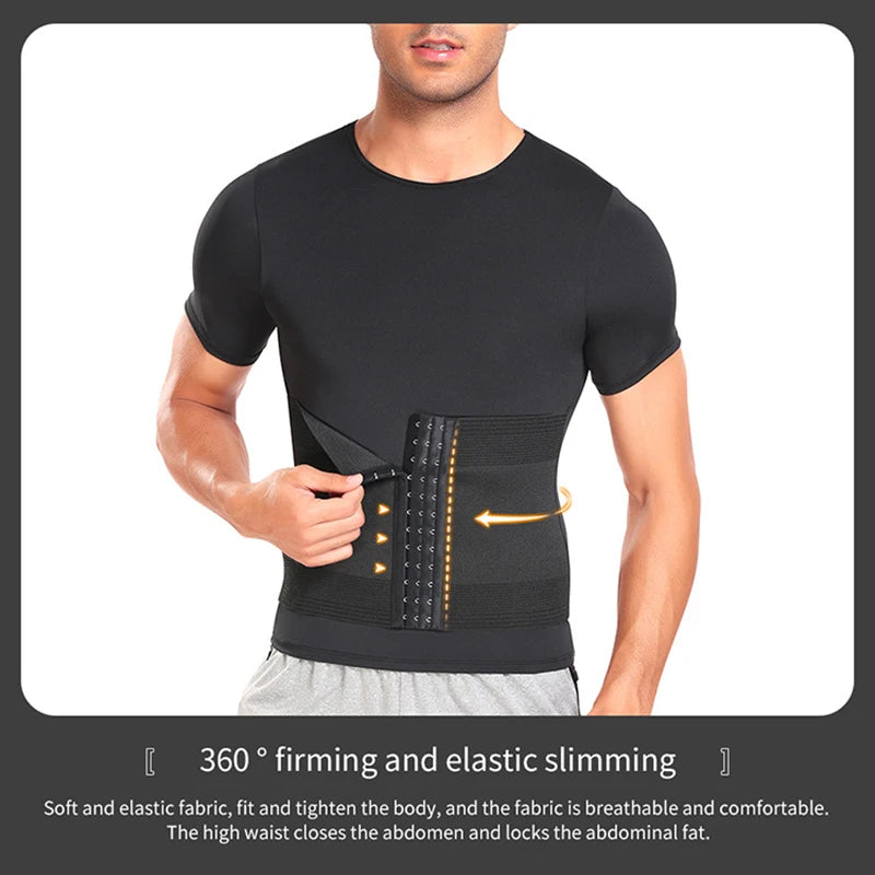 Men’s Slimming Body Shaper T-Shirt