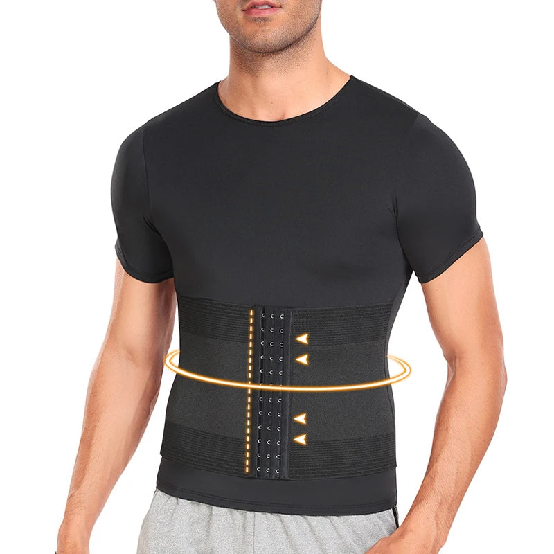 Men’s Slimming Body Shaper T-Shirt