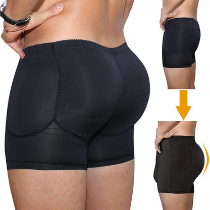 Mens Padded Boxer Butt Lifter