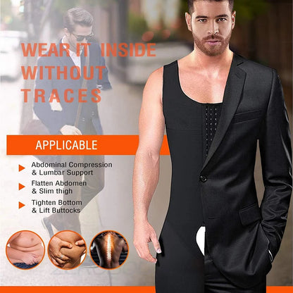 Men’s Slimming Bodysuit Full Body Shaper